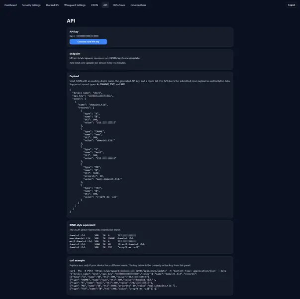 API Configuration Mini Photo