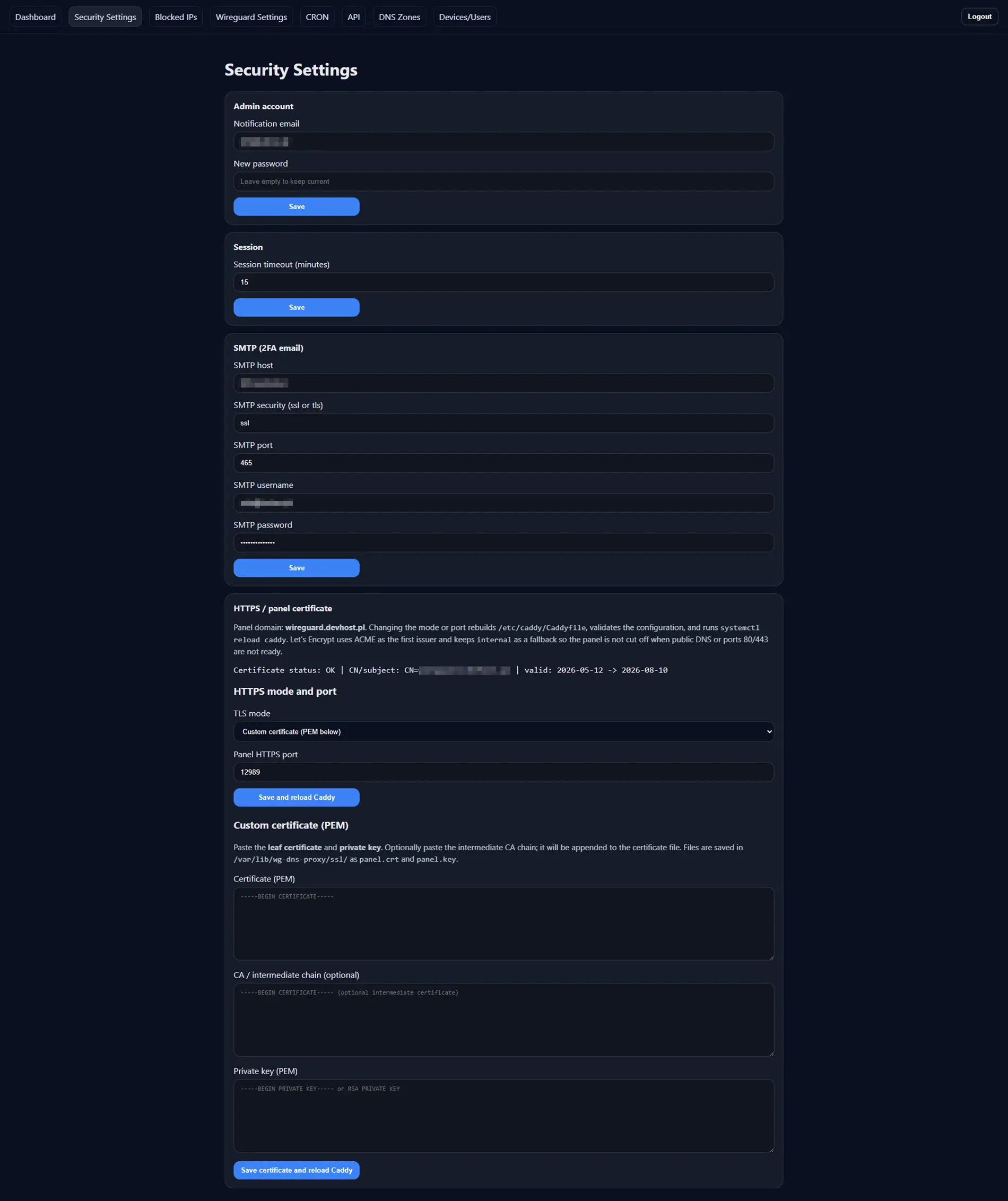 Security Settings Full Photo